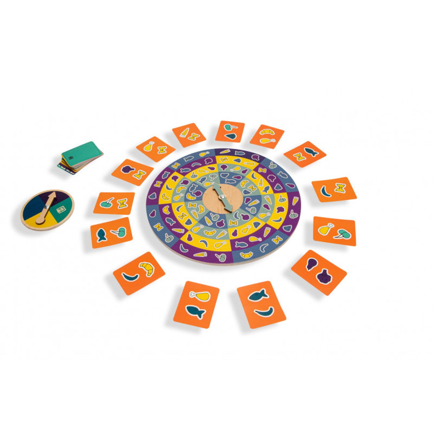 Dinner Spinner, joc de viteza si asociere, BS Toys fotografia produsului