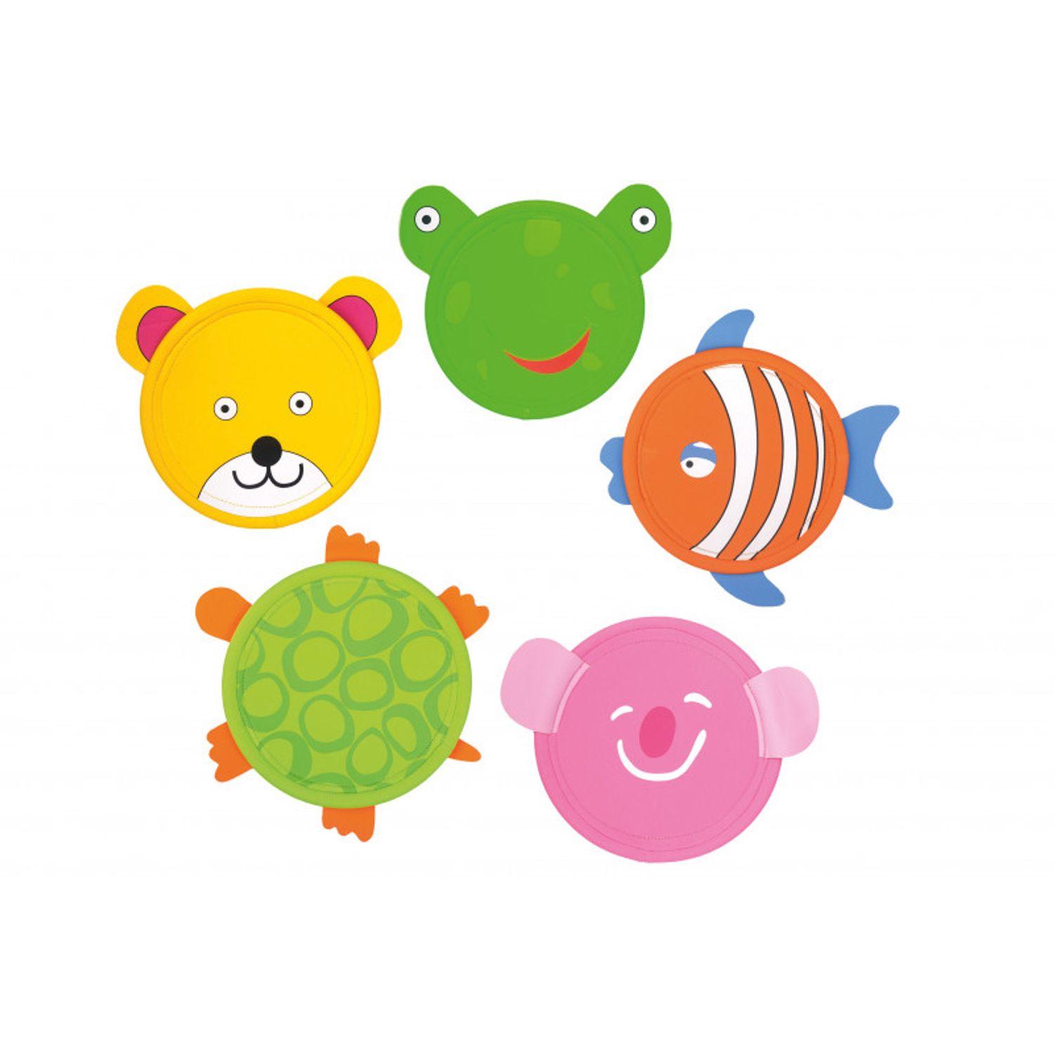 Set 5 frisbee-uri Animal Disc, BS Toys fotografia produsului