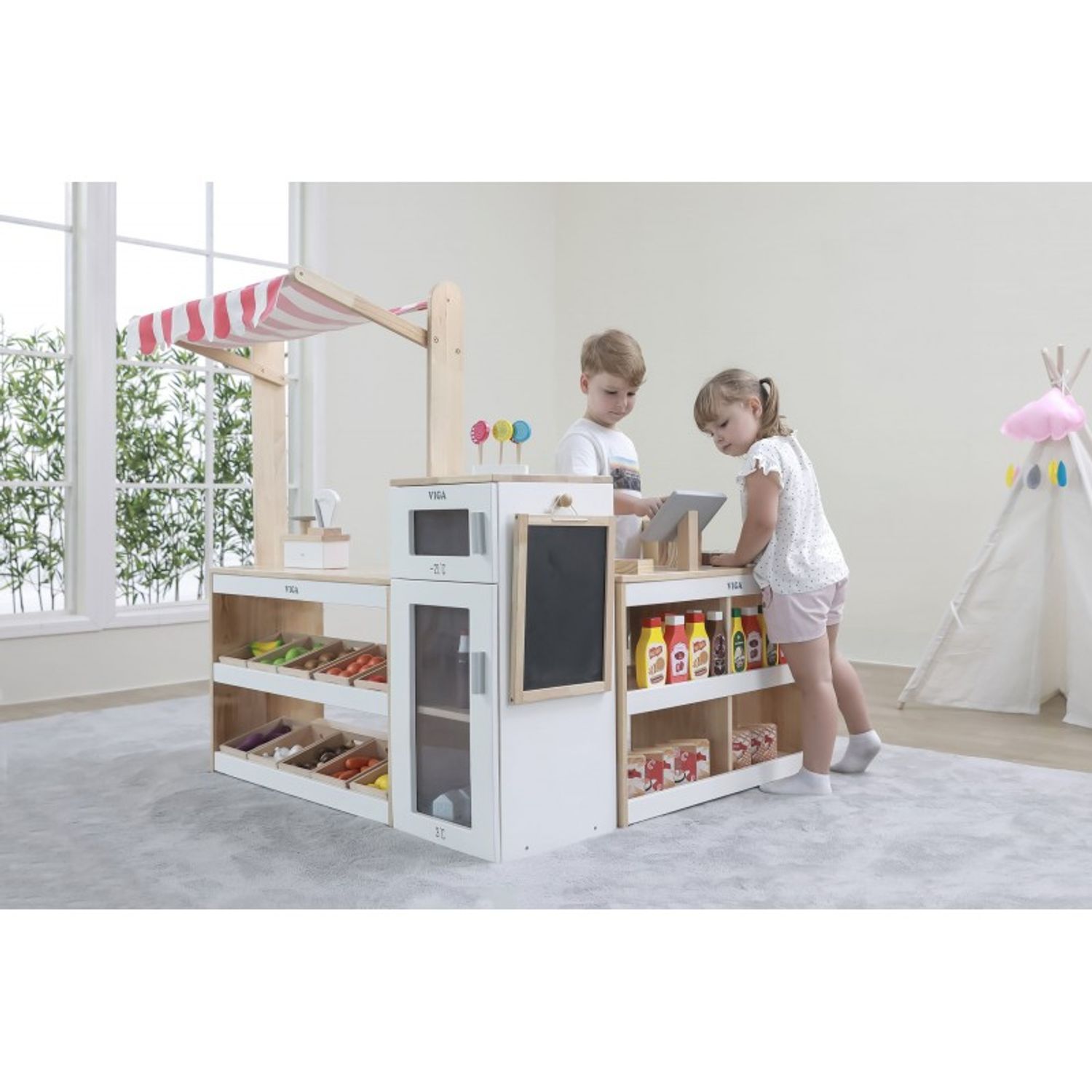 Magazin supermarket, Viga fotografia produsului