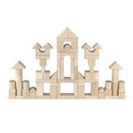 Set cuburi de construit Jumbo, 75 buc natur (3,5 cm), Viga fotografia produsului