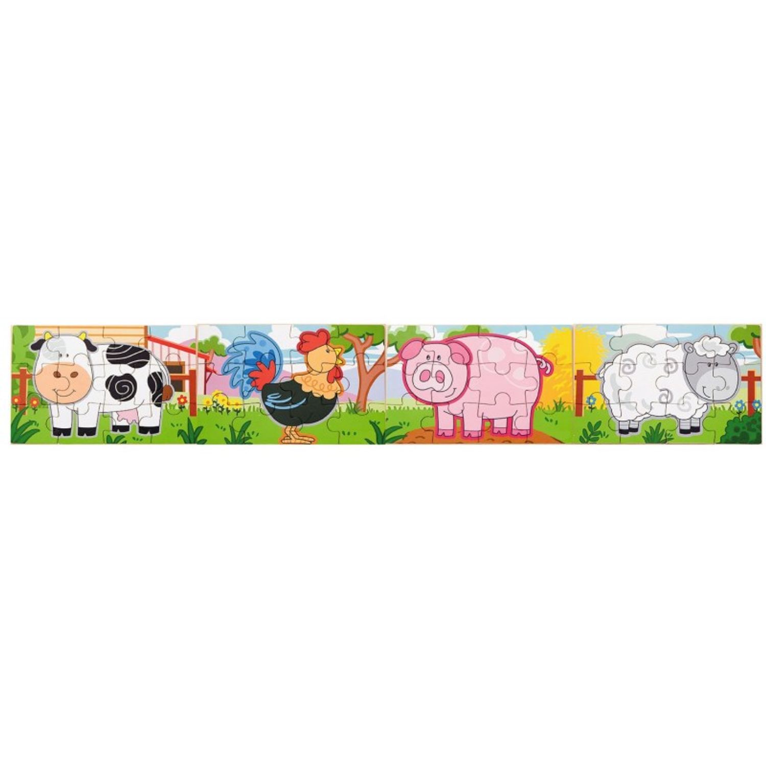 Puzzle conectabil 4 in 1 - Ferma, Viga fotografia produsului