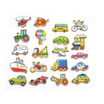 Set vehicule magnetice din lemn fotografia produsului