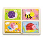 Puzzle 4 in 1 - Insecte fotografia produsului