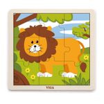 Puzzle din 9 piese mari - leu fotografia produsului