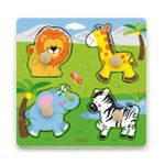 Puzzle cu manere - animale salbatice fotografia produsului