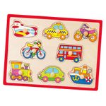 Puzzle cu manere - mijloace de transport fotografia produsului