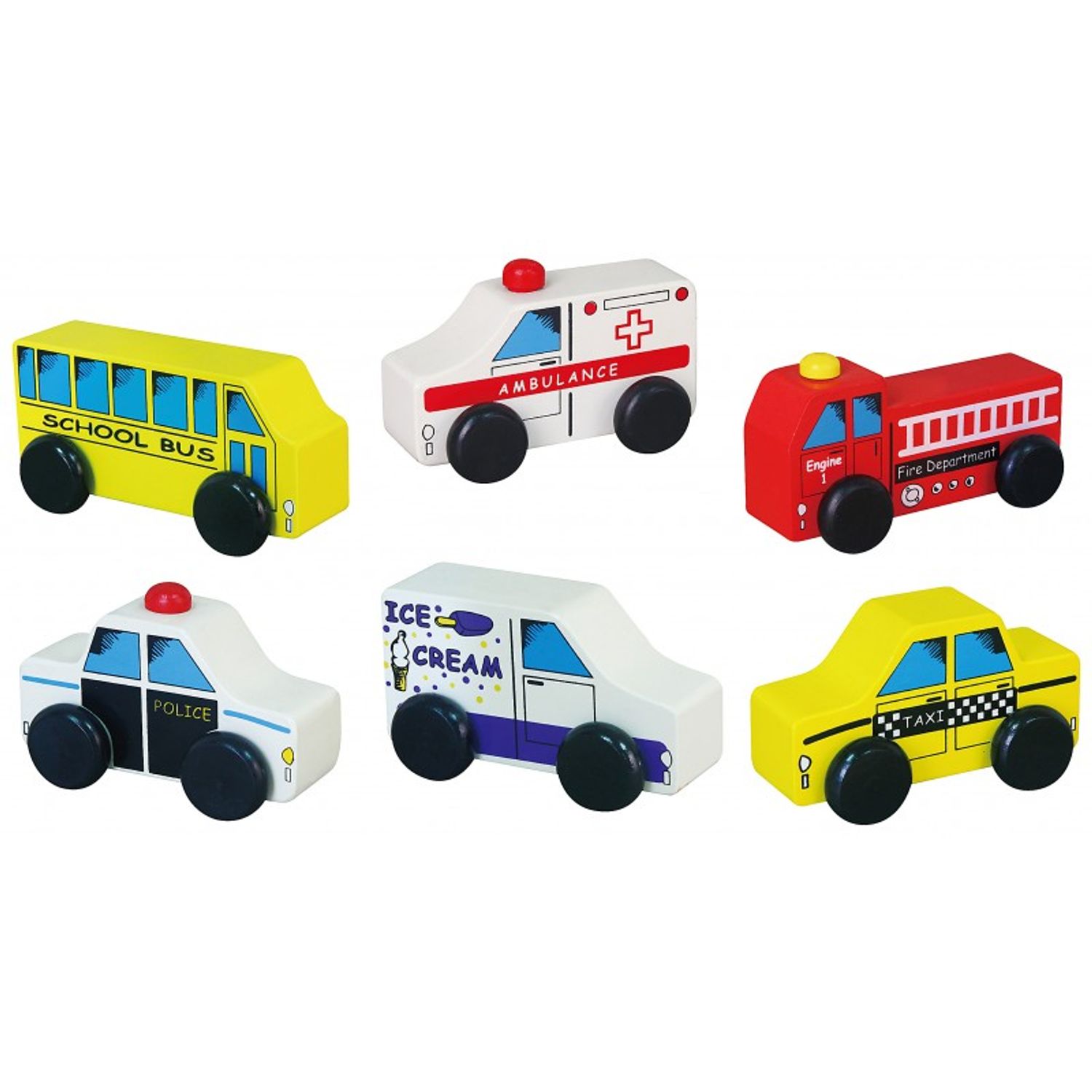 Set 6 vehicule de oras fotografia produsului