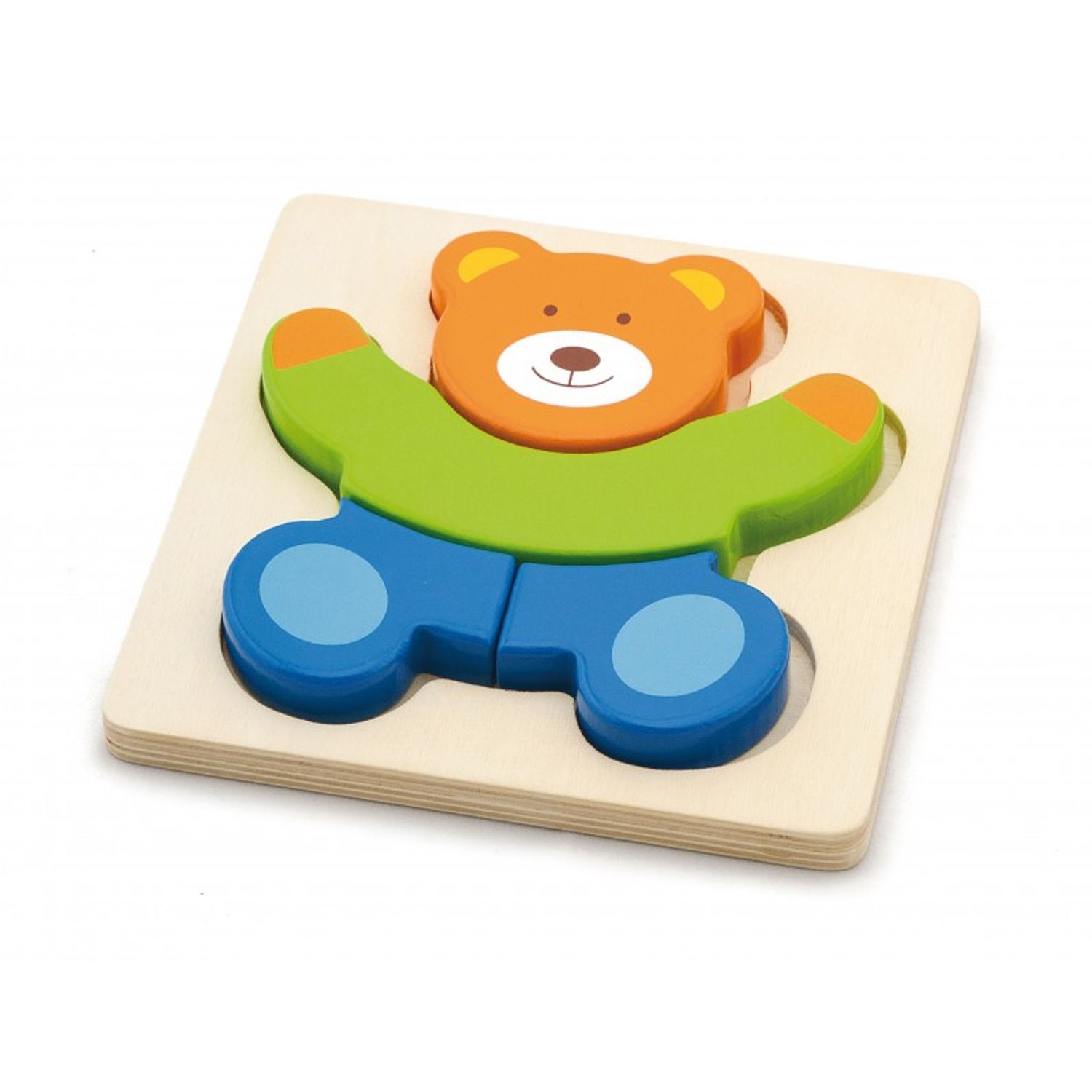 Puzzle din lemn - ursulet fotografia produsului