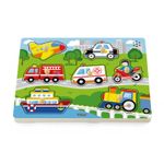 Puzzle cu sunete - mijloace de transport fotografia produsului