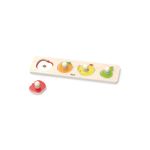 Puzzle Montessori cu maner, Fructe, Viga fotografia produsului
