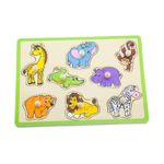 Puzzle cu maner - Animale salbatice, Viga fotografia produsului