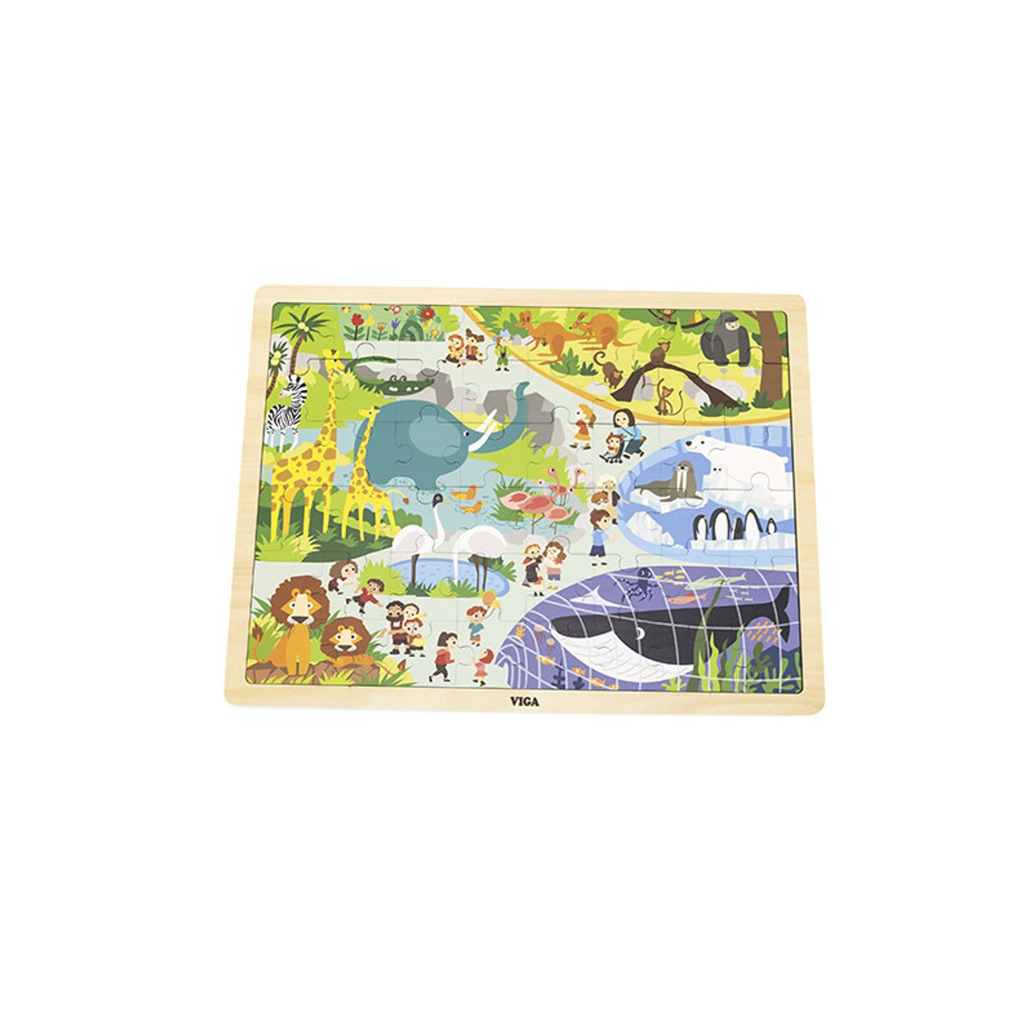 Puzzle Zoo, 48 de piese, Viga fotografia produsului