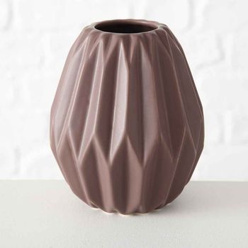 Vaza Decorativa, 12X13 Cm, Ceramica, Mov