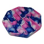 Jucarie antistres, Pop it, silicon, hexagon, 12 cm, multicolor fotografia produsului View 3 S