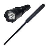Lanterna cu electrosoc cu acumulator, LED, baston Police inclus fotografia produsului