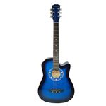 Chitara clasica din lemn 95 cm, Cutaway Country Blue fotografia produsului