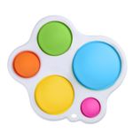 Jucarie antistres, Mega Popit, asimetrica, 14 cm, multicolor fotografia produsului