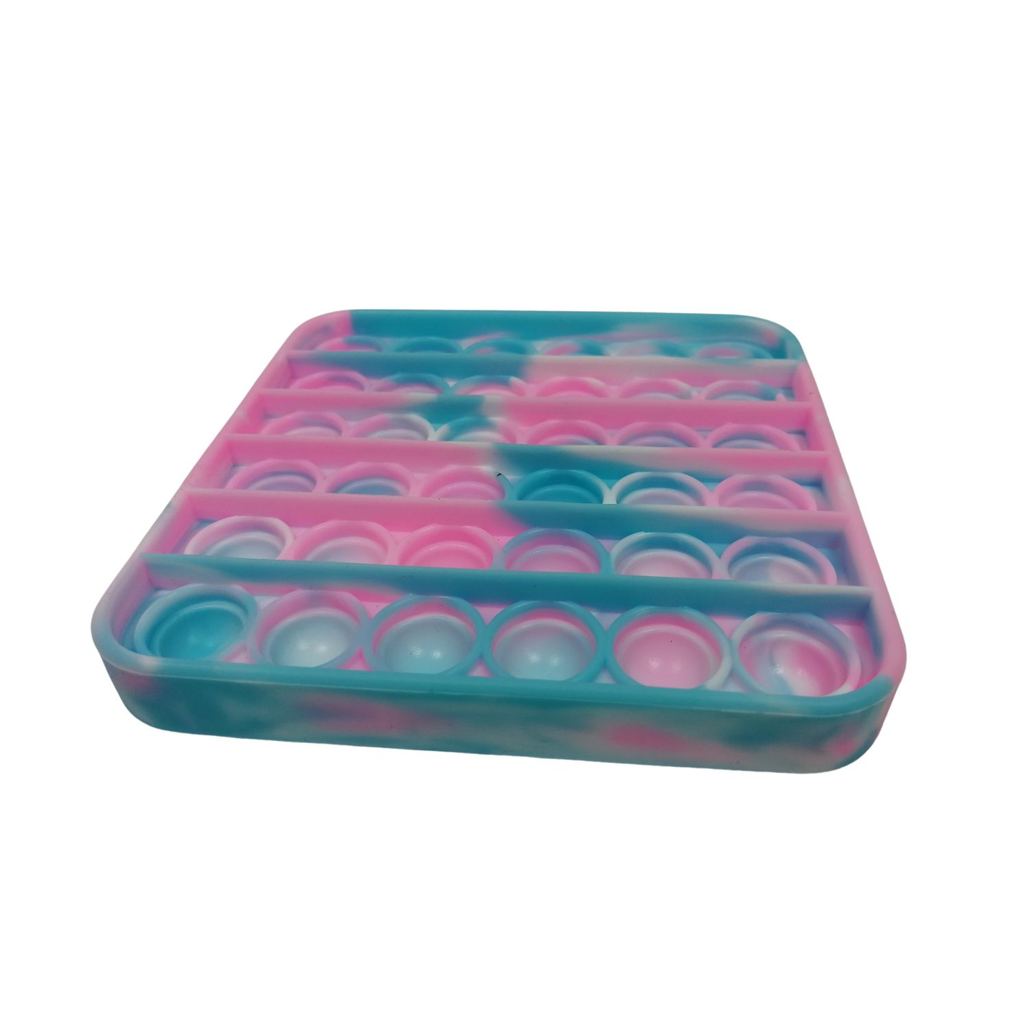 Set doua jucarii antistres, Pop it, silicon, multicolor, bila inclusa fotografia produsului View 3 L