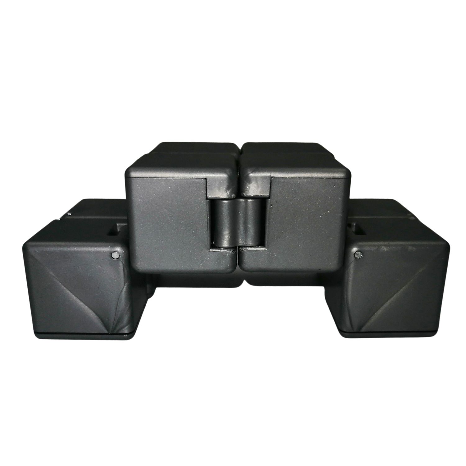 Jucarie antistres, cubul infinitului, 4 cm, plastic, gri fotografia produsului View 4 L