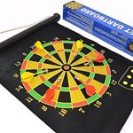Tabla magnetica de darts, 47 cm, textil, neagra fotografia produsului View 5 S