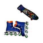 Set mini figurine IdeallStore&reg;, Finger Maniac, skateboard, role, multicolor fotografia produsului
