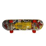 Mini Skateboard IdeallStore&reg;, Fingerboard Light, LED, 9.5 cm, negru fotografia produsului View 4 S