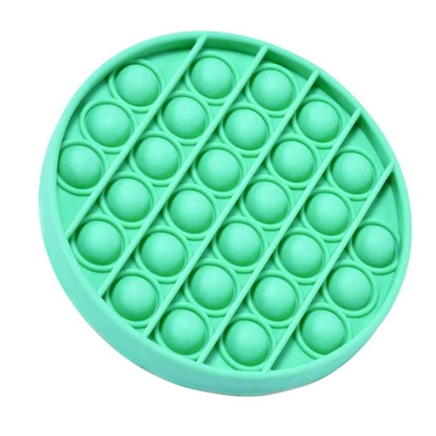 Jucarie antistres, Pop it, silicon, 13 cm, verde fotografia produsului