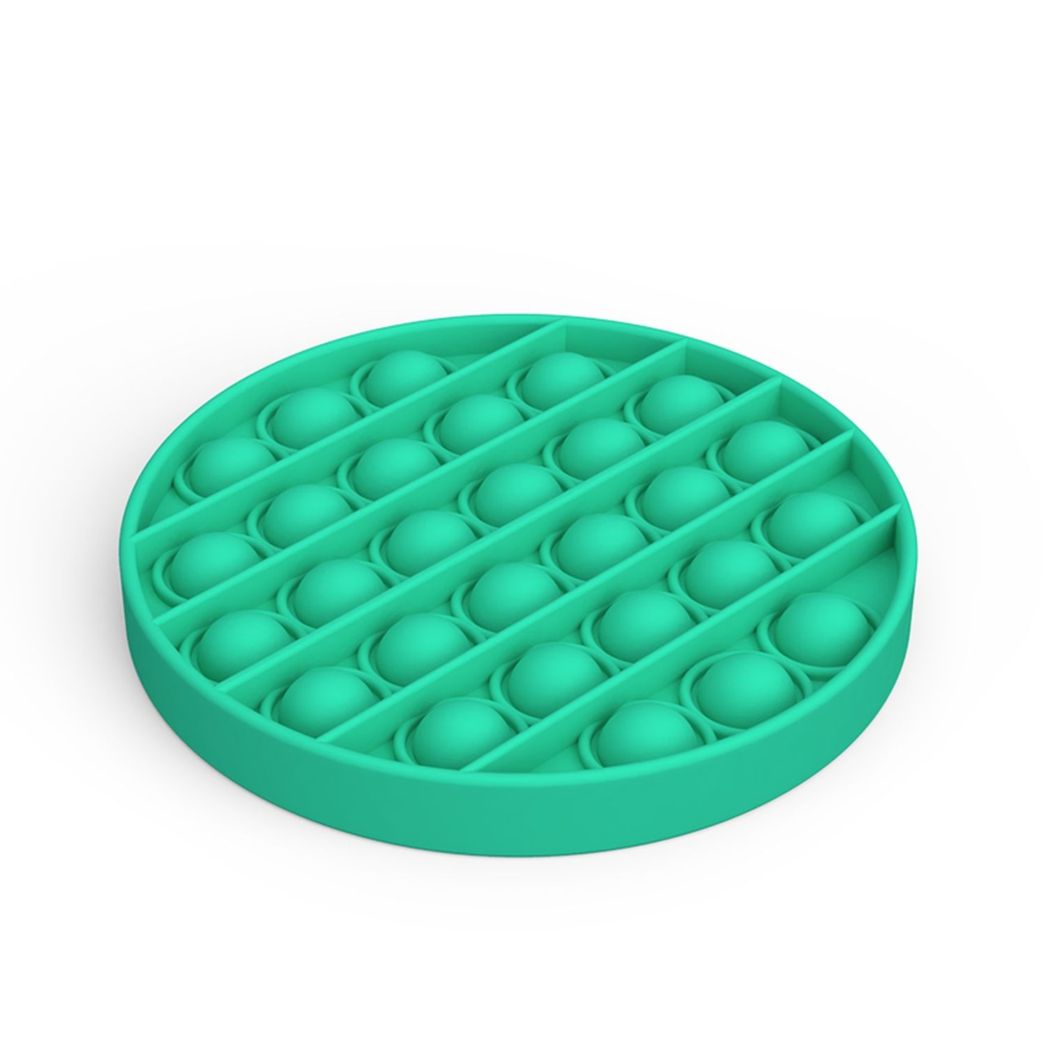 Jucarie antistres, Pop it, silicon, 13 cm, verde fotografia produsului View 3 L