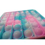 Jucarie antistres, Pop it, silicon, patrat, 12.5 cm, multicolor fotografia produsului View 4 S