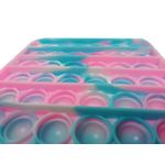 Jucarie antistres, Pop it, silicon, patrat, 12.5 cm, multicolor fotografia produsului View 5 S