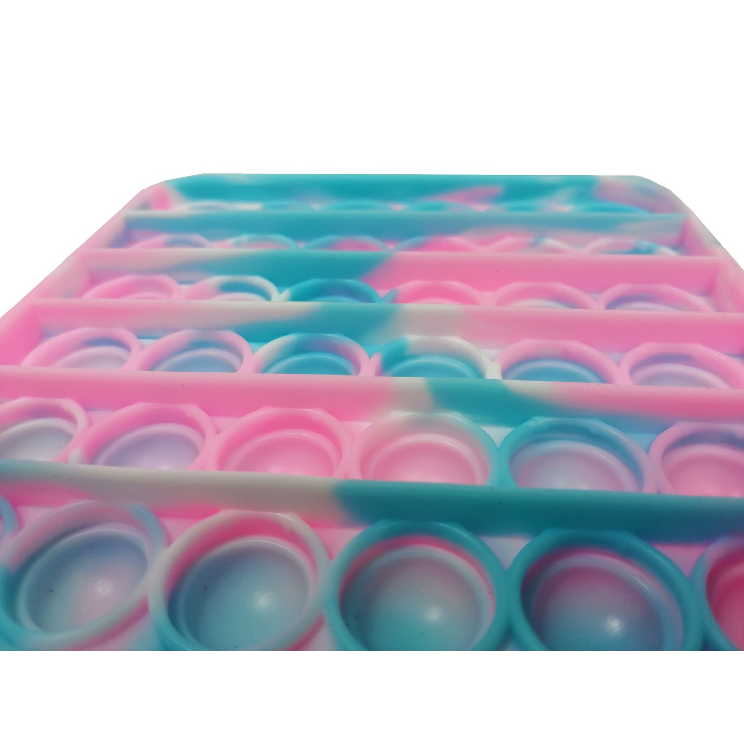Jucarie antistres, Pop it, silicon, patrat, 12.5 cm, multicolor fotografia produsului View 5 L