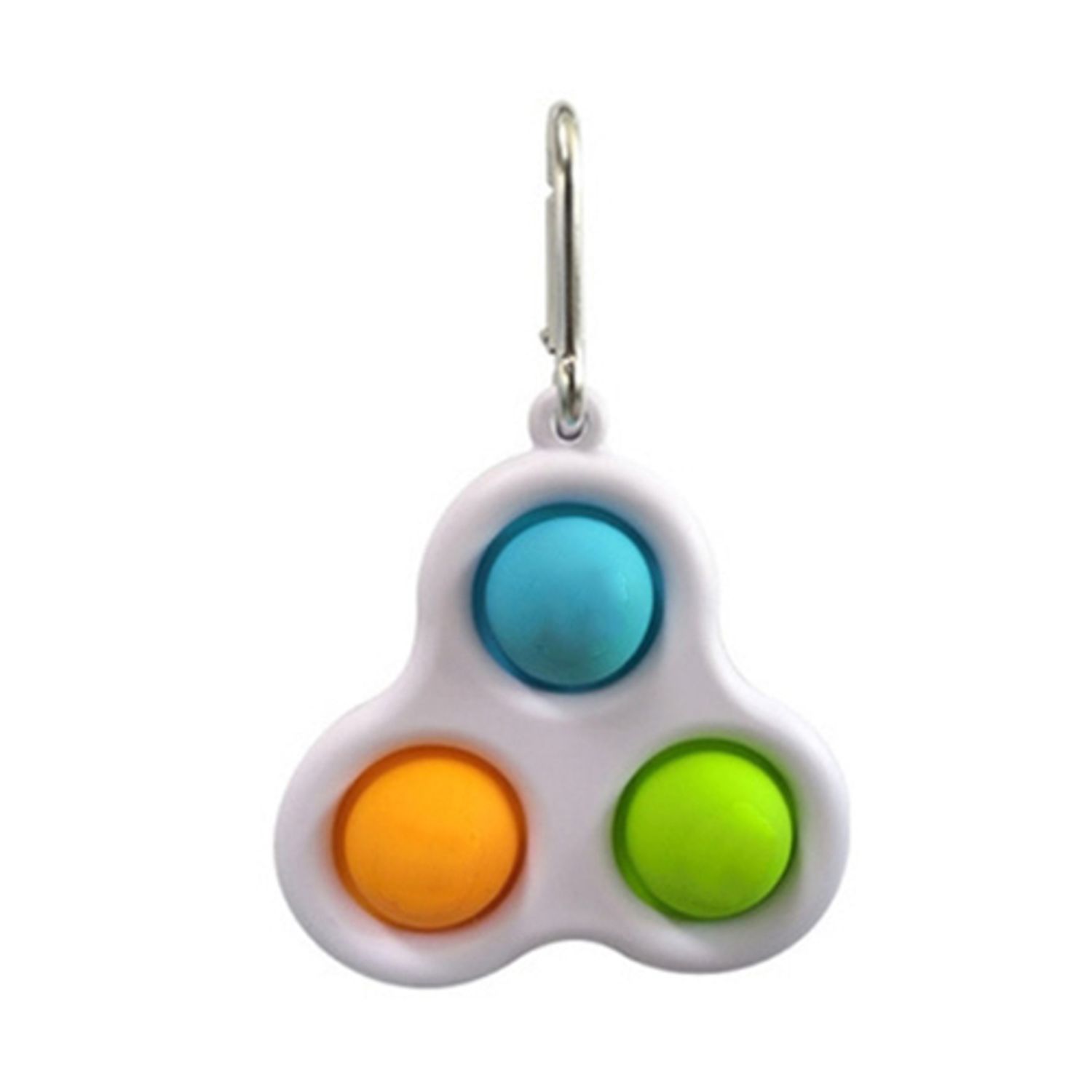 Jucarie antistres, Popit, tip breloc, triunghi, 8 cm, multicolor fotografia produsului
