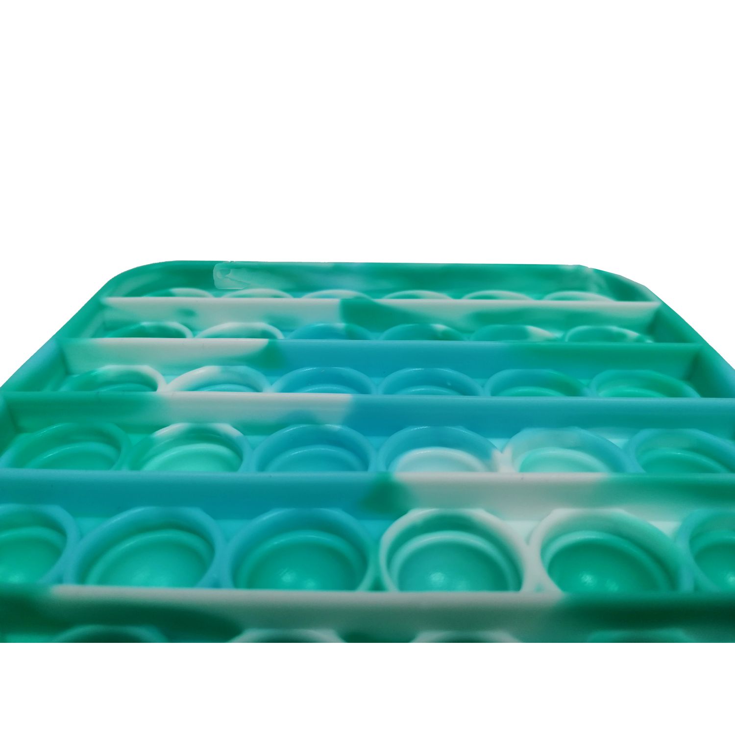 Jucarie antistres, Pop it, silicon, patrat, 13 cm, verde fotografia produsului View 5 L