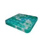Jucarie antistres, Pop it, silicon, patrat, 13 cm, verde fotografia produsului View 2 S