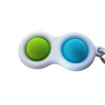 Jucarie antistres, Pop it, breloc, 8 cm, multicolor fotografia produsului View 4 S