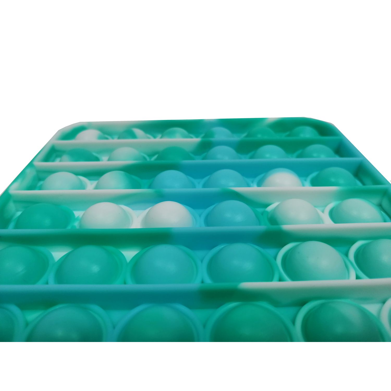 Jucarie antistres, Pop it, silicon, patrat, 13 cm, verde fotografia produsului View 4 L