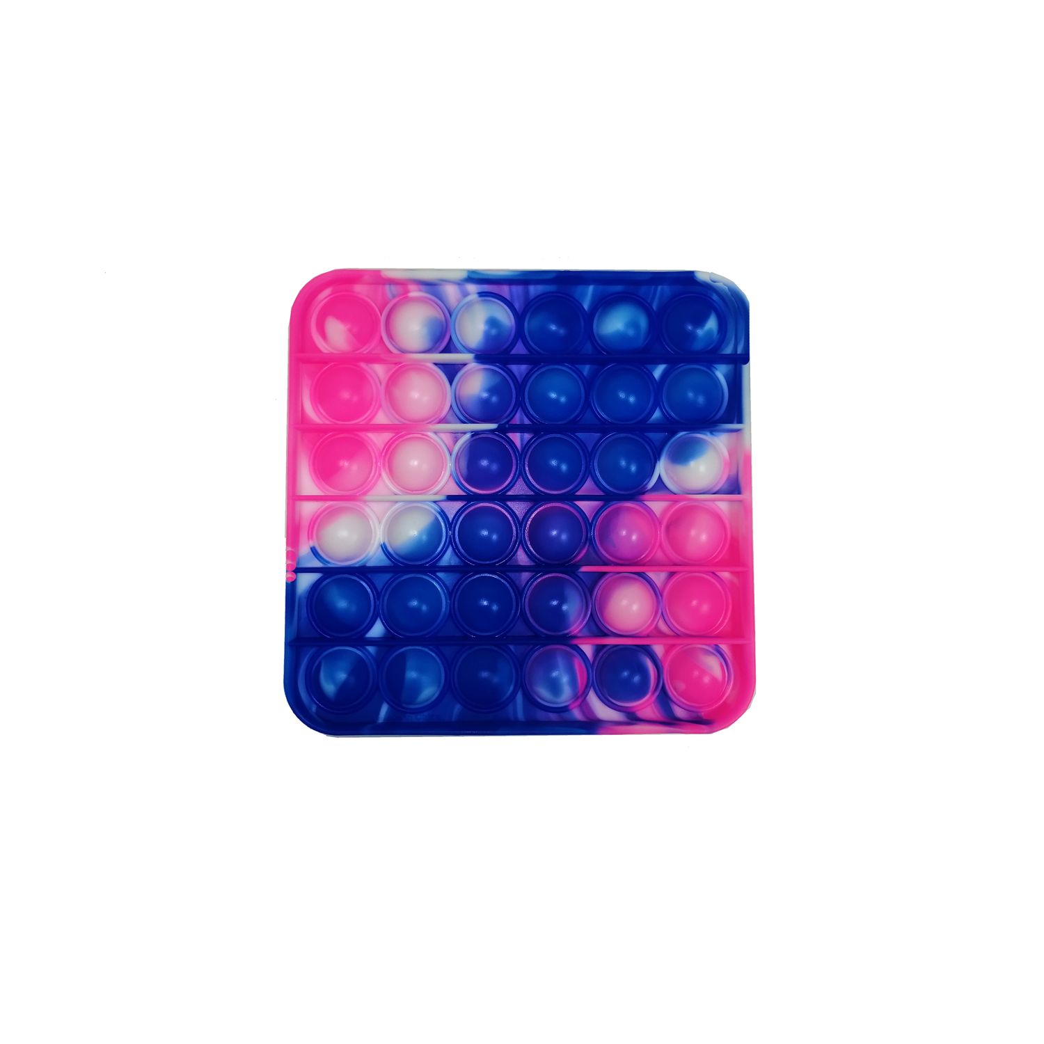 Jucarie antistres, Pop it, silicon, patrat, 13 cm, albastru fotografia produsului View 2 L