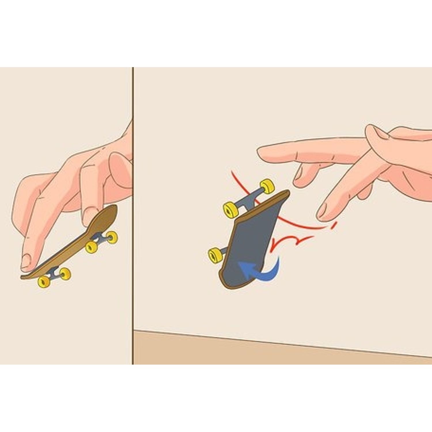 Mini Skateboard, Fingerboard Extreme, 9.5 cm, negru fotografia produsului View 8 L