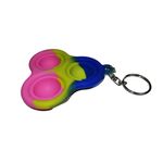 Set jucarii antistres, Pop it, breloc, silicon, 8 cm, tricolor fotografia produsului View 10 S