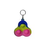 Set jucarii antistres, Pop it, breloc, silicon, 8 cm, tricolor fotografia produsului View 8 S