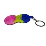 Set jucarii antistres, Pop it, breloc, silicon, 8 cm, tricolor fotografia produsului View 4 S