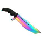 Cutit de vanatoare IdeallStore&reg;, Rainbow Element, 30.5 cm, otel inoxidabil, multicolor fotografia produsului View 7 S