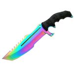 Cutit de vanatoare IdeallStore&reg;, Rainbow Element, 30.5 cm, otel inoxidabil, multicolor fotografia produsului View 2 S