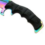 Cutit de vanatoare IdeallStore&reg;, Rainbow Element, 30.5 cm, otel inoxidabil, multicolor fotografia produsului View 6 S