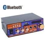 Amplificator digital, tip Statie, 2x20 W, Bluetooth, telecomanda, intrari USB, SD CARD, microfon fotografia produsului View 3 S