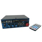 Amplificator bluetooth digital, tip Statie, 2 x 30 W, intrari USB-SD, doua intrari microfon fotografia produsului