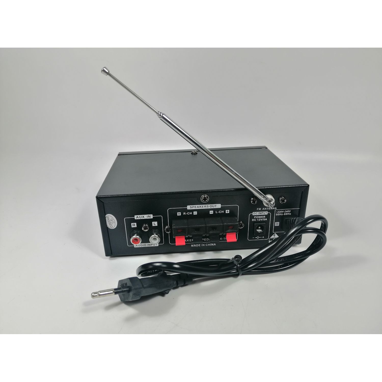 Amplificator bluetooth digital, tip Statie, 2 x 30 W, intrari USB-SD, doua intrari microfon fotografia produsului View 7 L