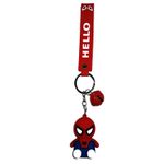 Breloc Spiderman pentru copii, cauciuc, rosu, 21 cm fotografia produsului