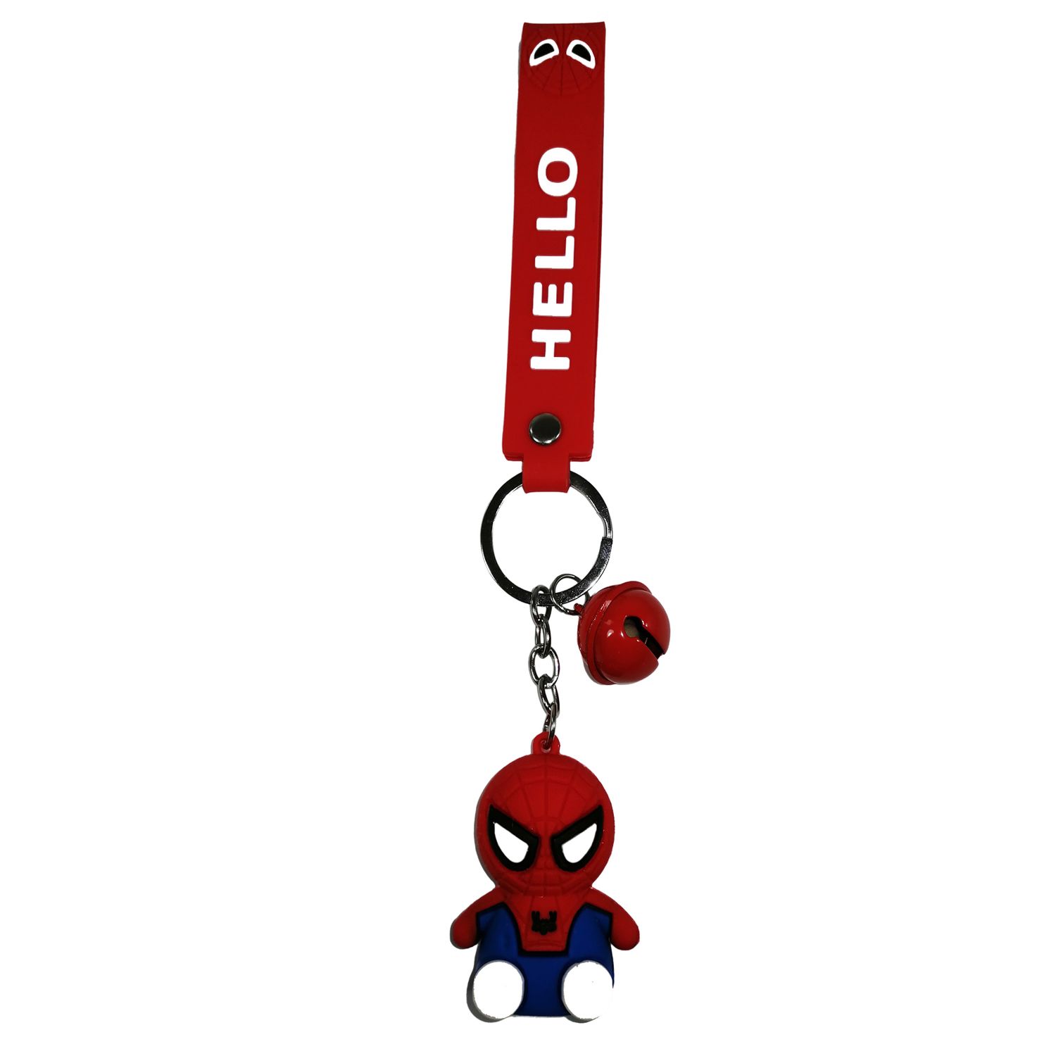 Breloc Spiderman pentru copii, cauciuc, rosu, 21 cm fotografia produsului