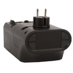 Mini radiator portabil IdeallStore&reg;, 900 W, telecomanda inclusa, negru fotografia produsului View 3 S